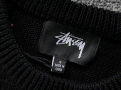 Stussy Curly S Knit Sweater Black