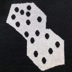 Stussy Dice Mohair Knit Sweater Black