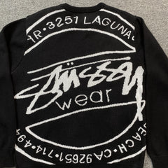 Stussy Laguna Icon Sweater Black