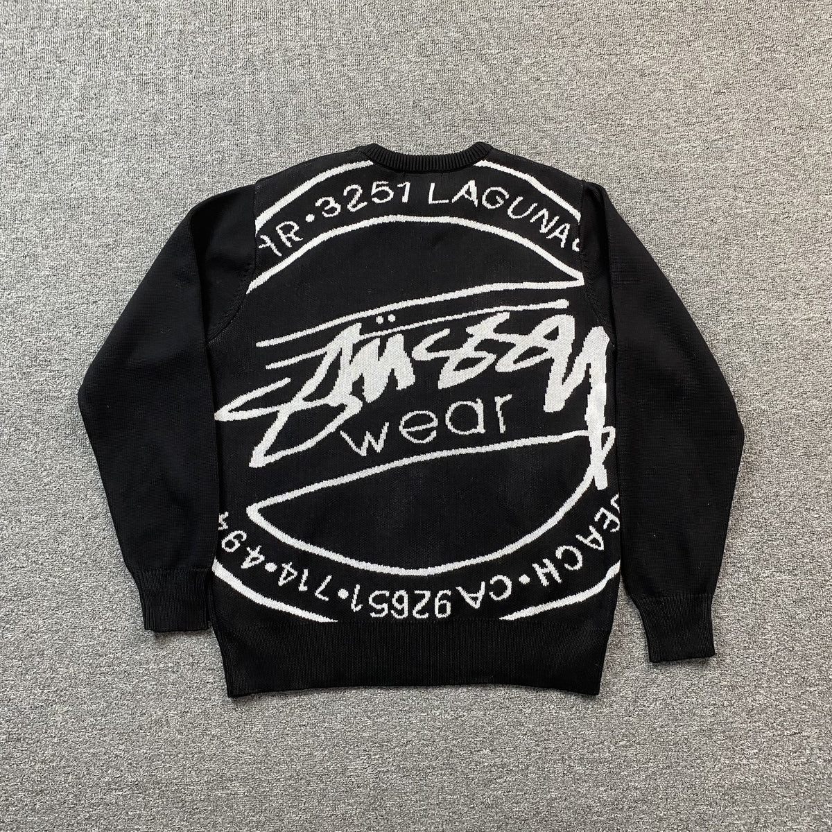 Stussy Laguna Icon Sweater Black