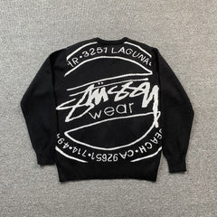 Stussy Laguna Icon Sweater Black