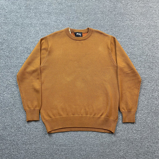 Stussy Laguna Icon Sweater Tan