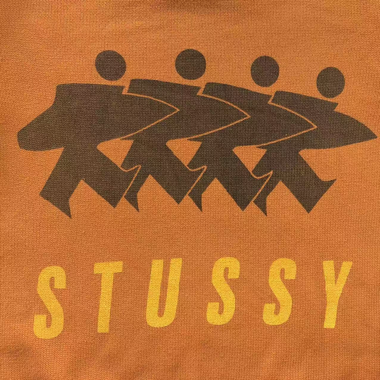 Stussy Surfman Icon Knit Sweater Brown