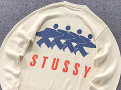 Stussy Surfman Icon Knit Sweater Ivory