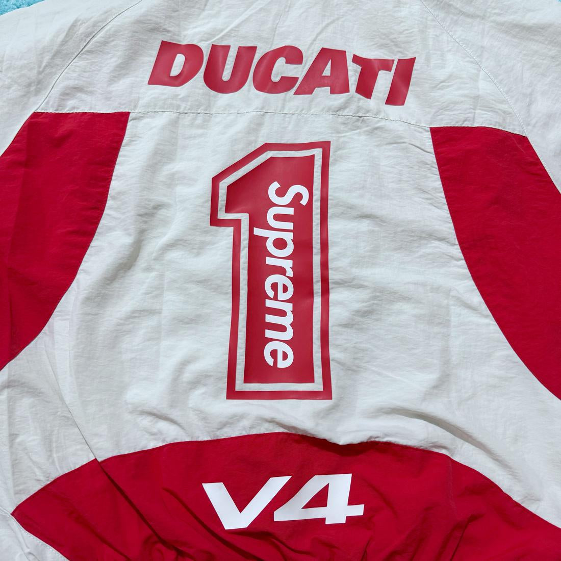 Supreme Ducati Tracksuit Light Grey