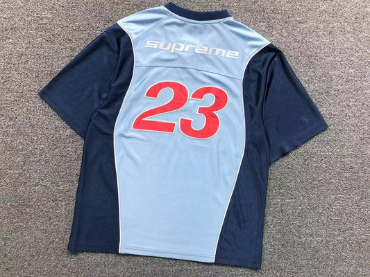 Supreme Jordan Warm Up Jersey Light Blue