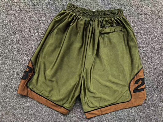 Supreme Jordan Warm Up Short Olive