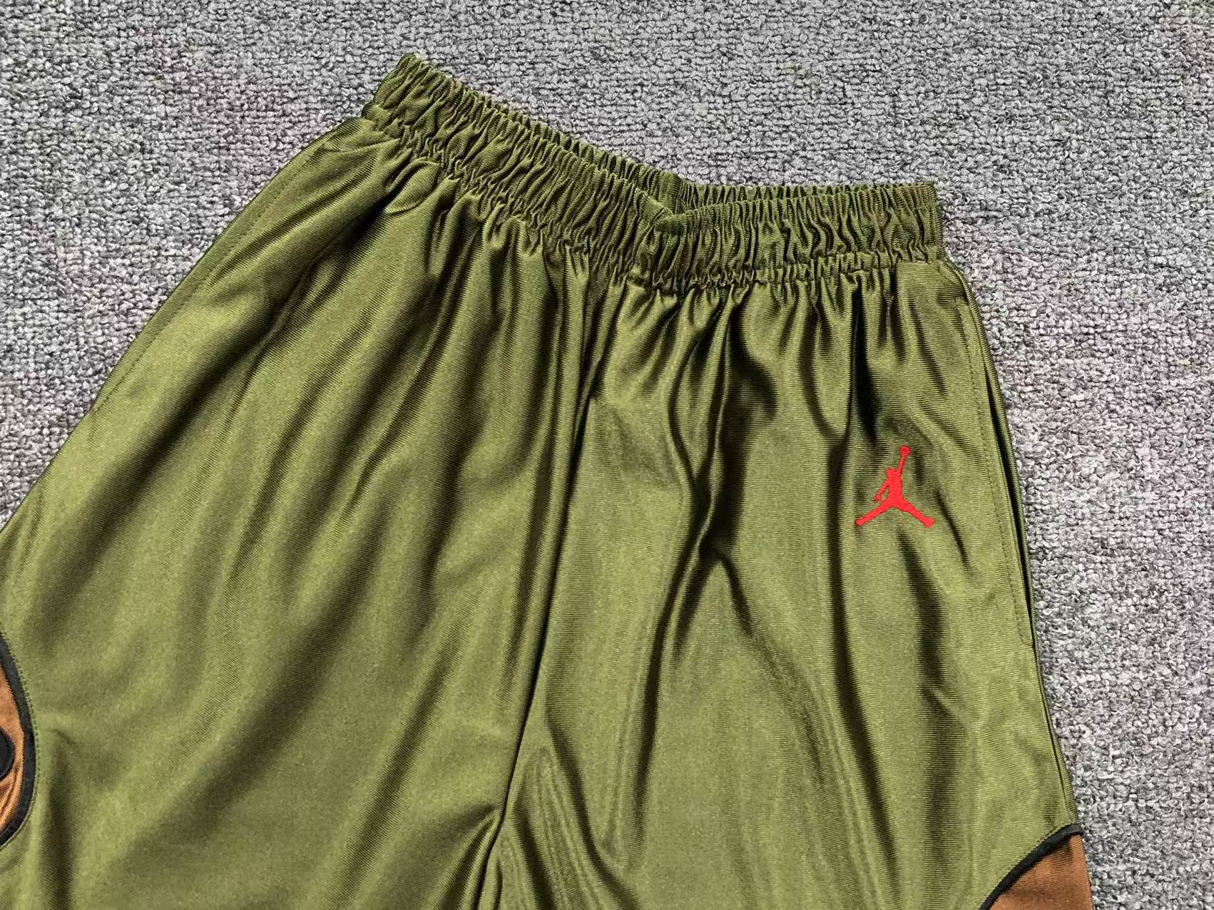 Supreme Jordan Warm Up Short Olive