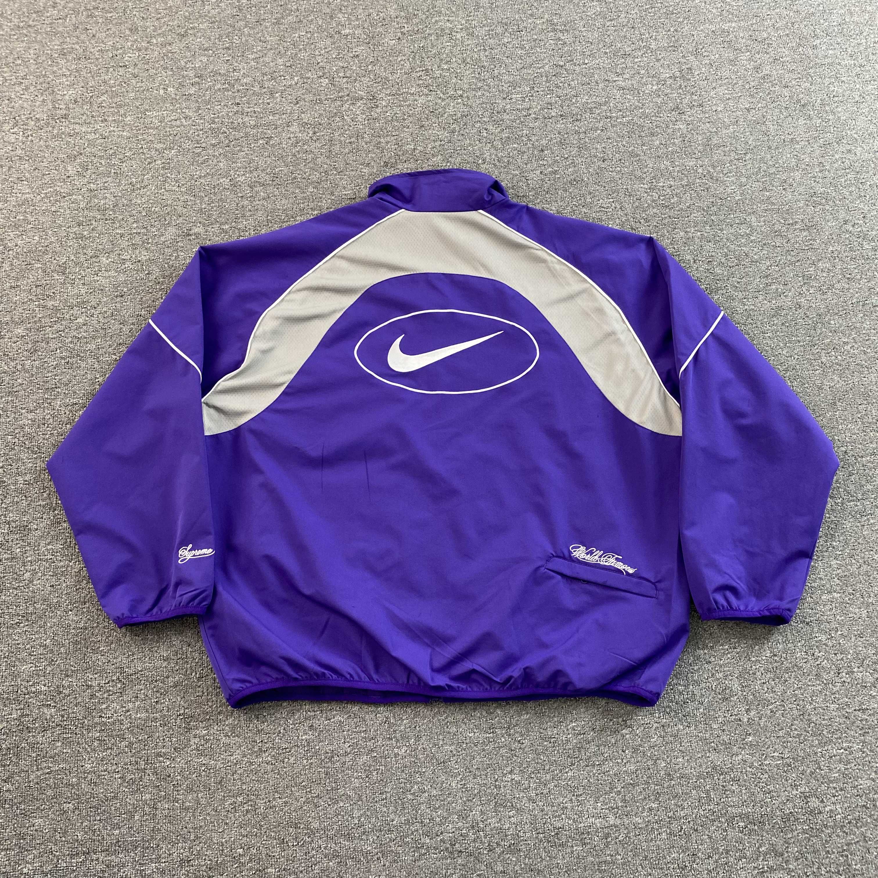 Supreme Nike Track Jacket Purple