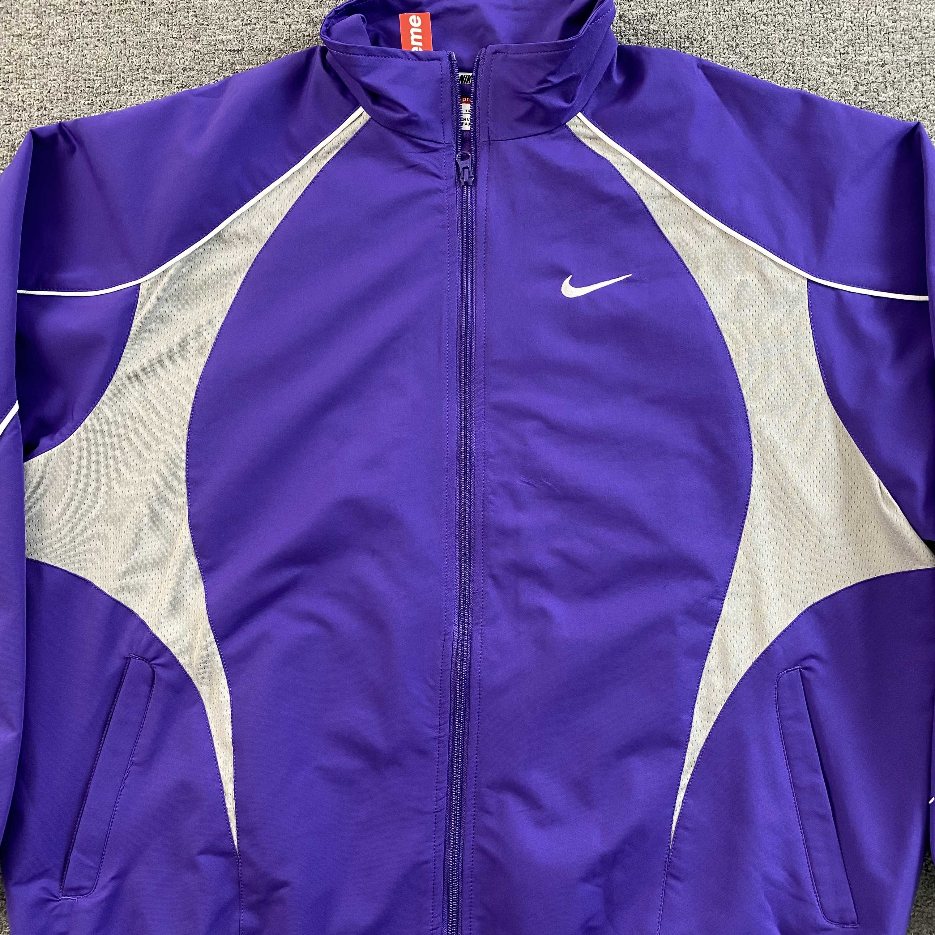 Supreme Nike Track Jacket Purple