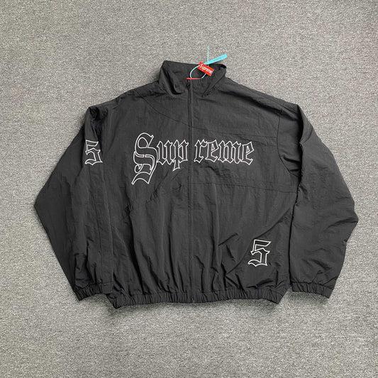 Supreme Old English Track Jacket Black