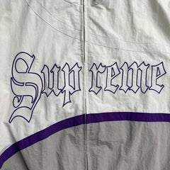 Supreme Old English Track Jacket White