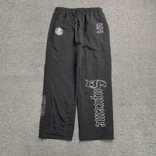 Supreme Old English Track Pants Black