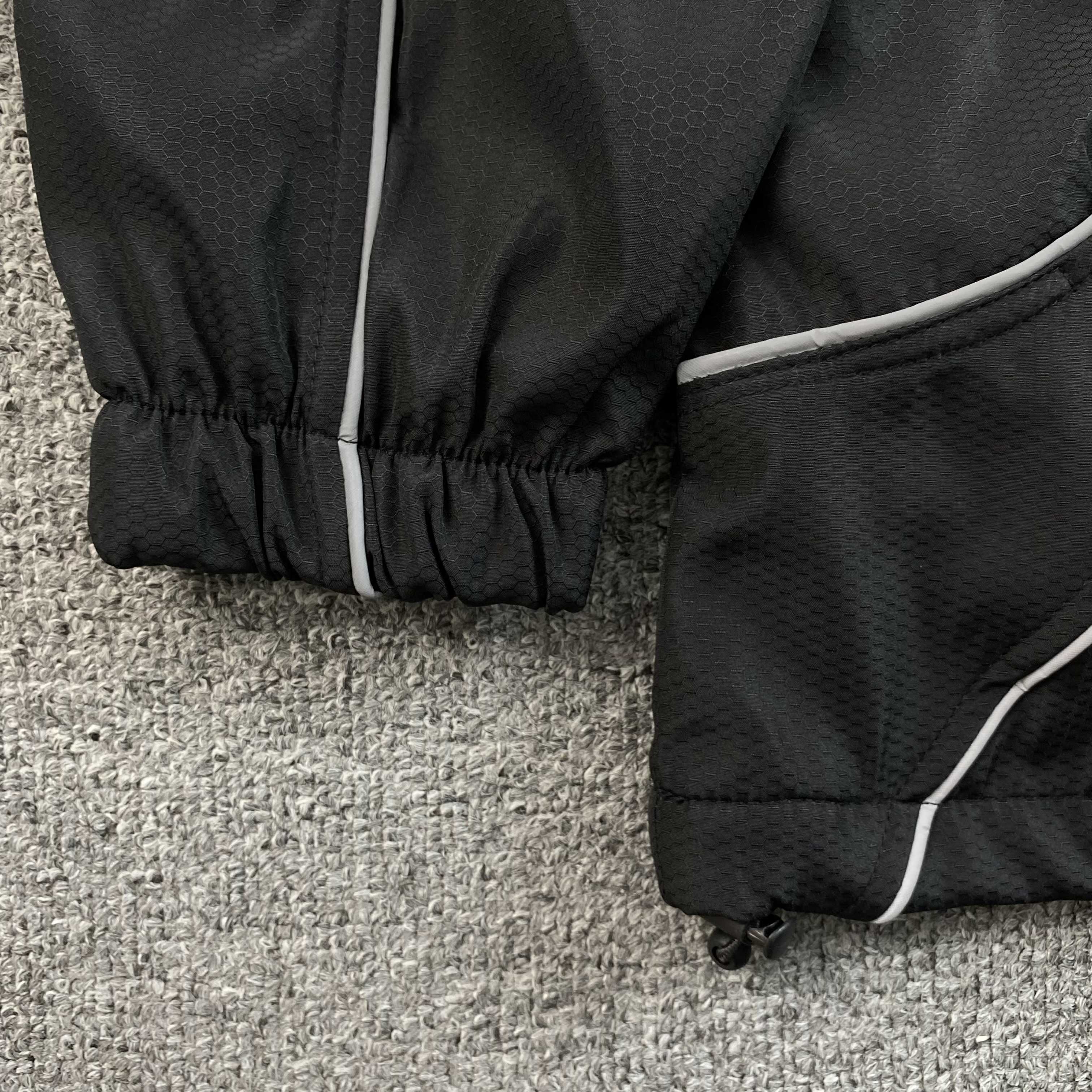 Supreme Reflective Piping Pullover Black