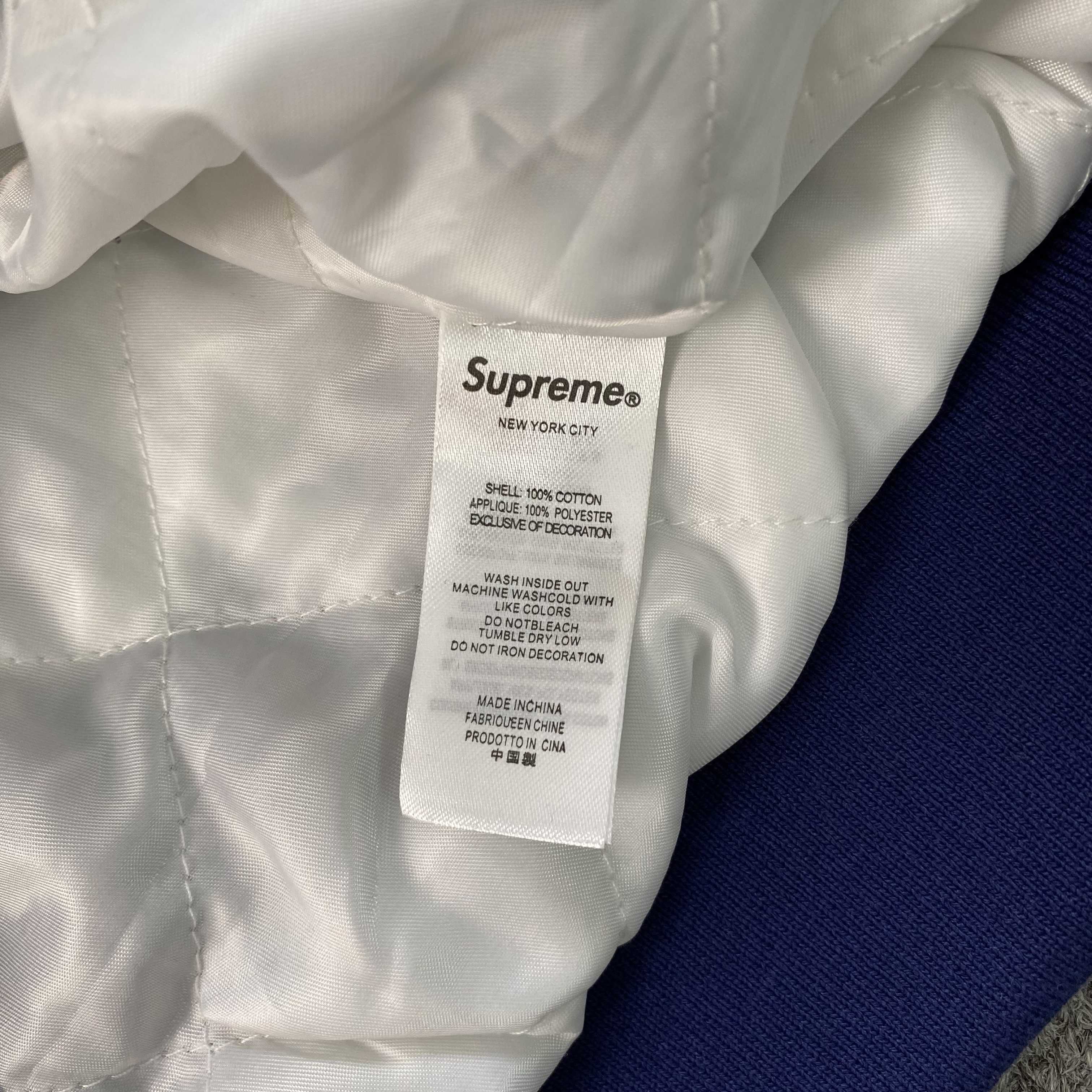 Supreme SpongeBob SquarePants Jeff Hamilton Racing Jacket White