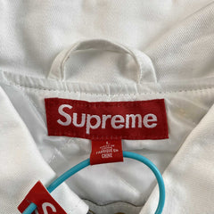 Supreme SpongeBob SquarePants Jeff Hamilton Racing Jacket White