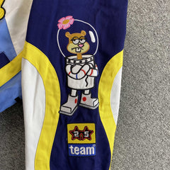 Supreme SpongeBob SquarePants Jeff Hamilton Racing Jacket White