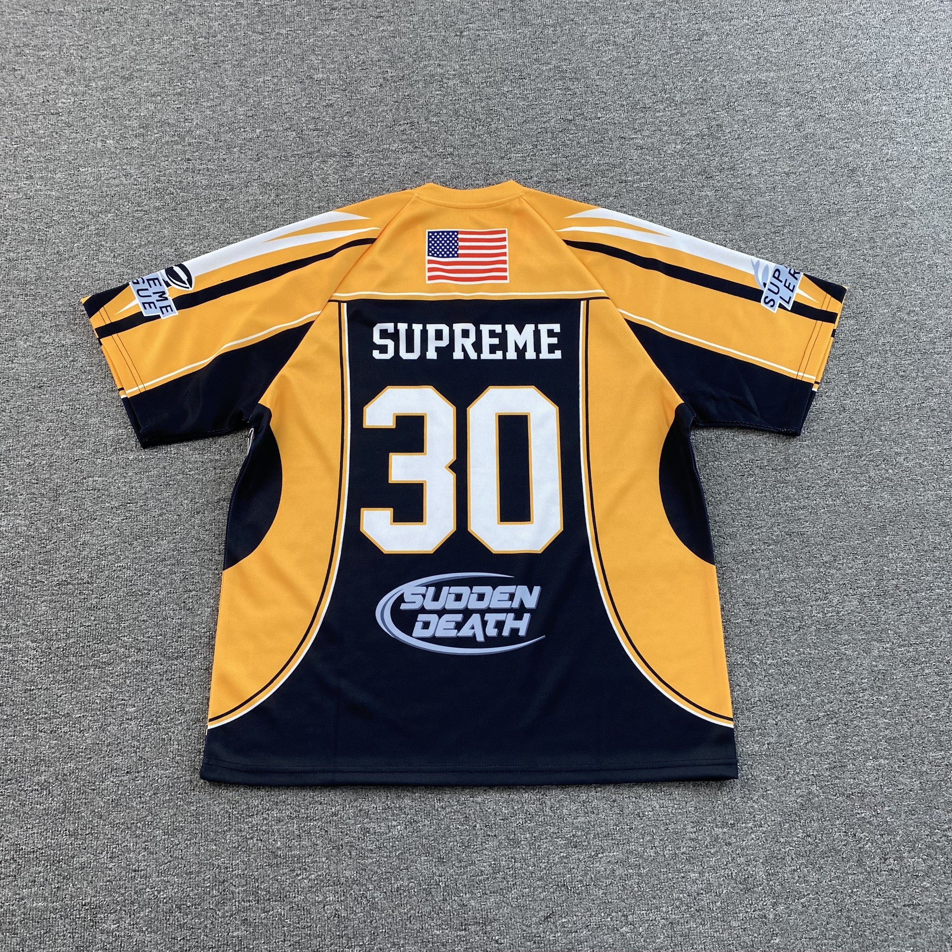 Supreme Sudden Death Football Jersey Black