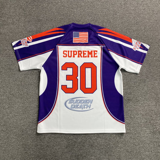 Supreme Sudden Death Football Jersey White