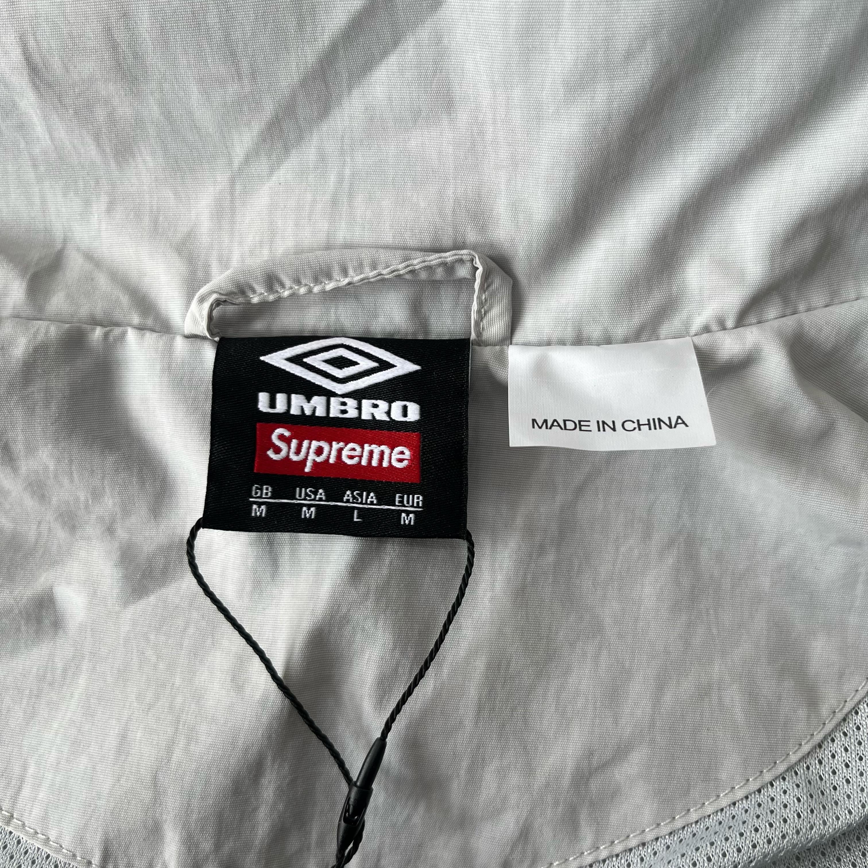 Supreme Umbro Track Jacket Grey