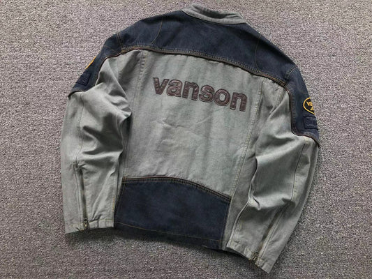 Supreme Vanson Leathers Cordura Cotton Jacket Denim