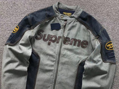 Supreme Vanson Leathers Cordura Cotton Jacket Denim