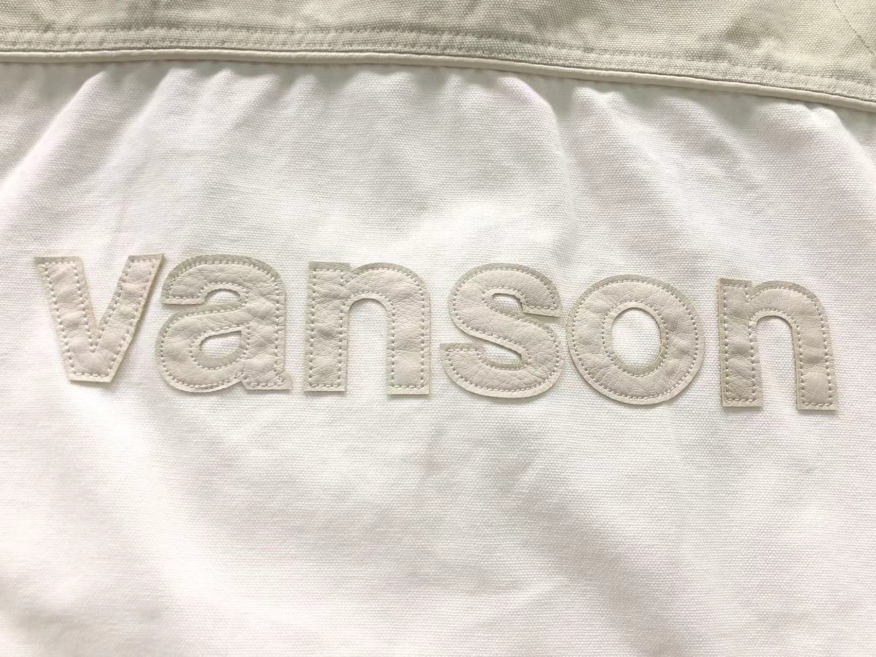 Supreme Vanson Leathers Cordura Cotton Jacket White