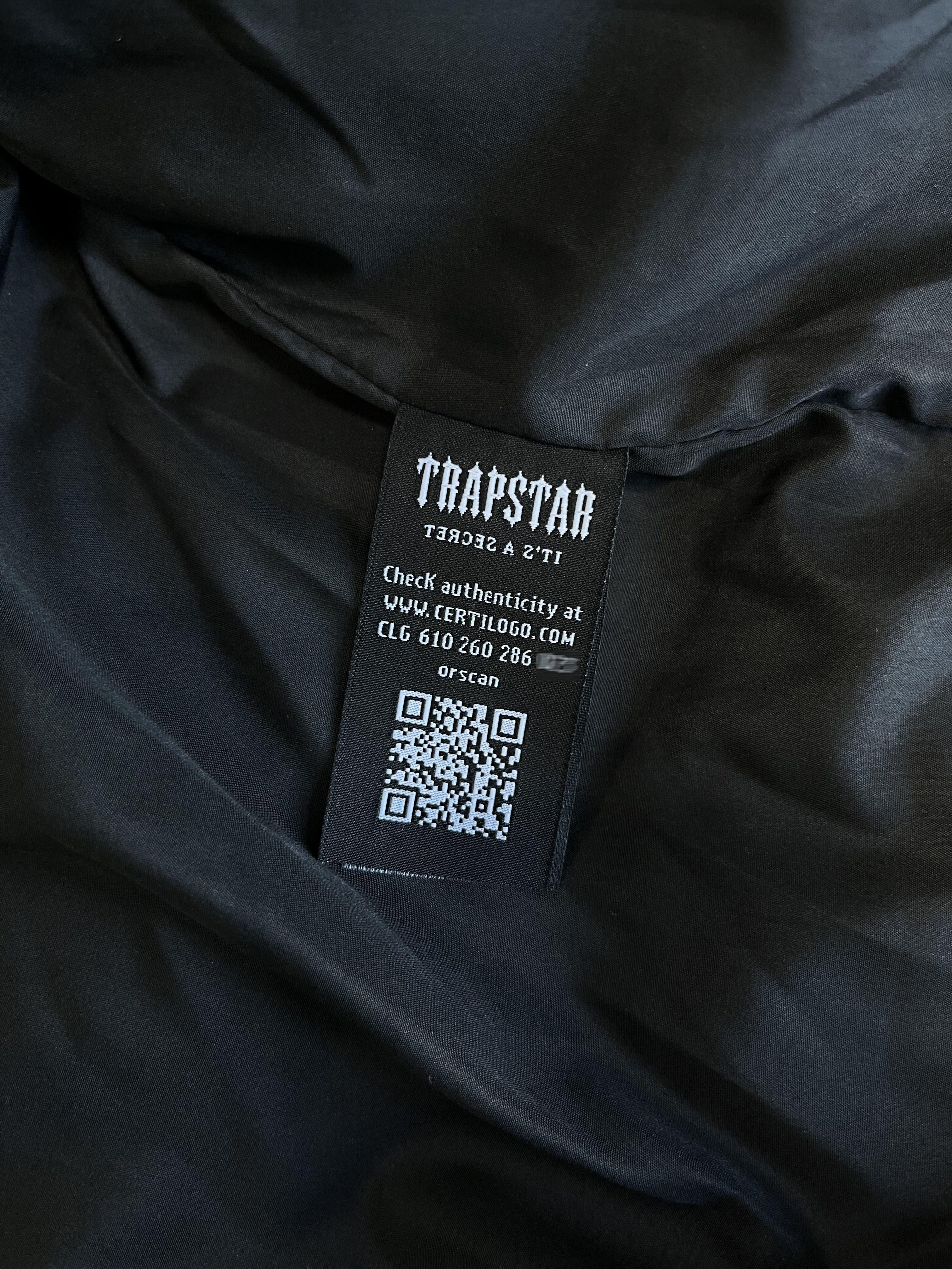 Trapstar Decoded Hooded 2.0 Puffer Jacket Black
