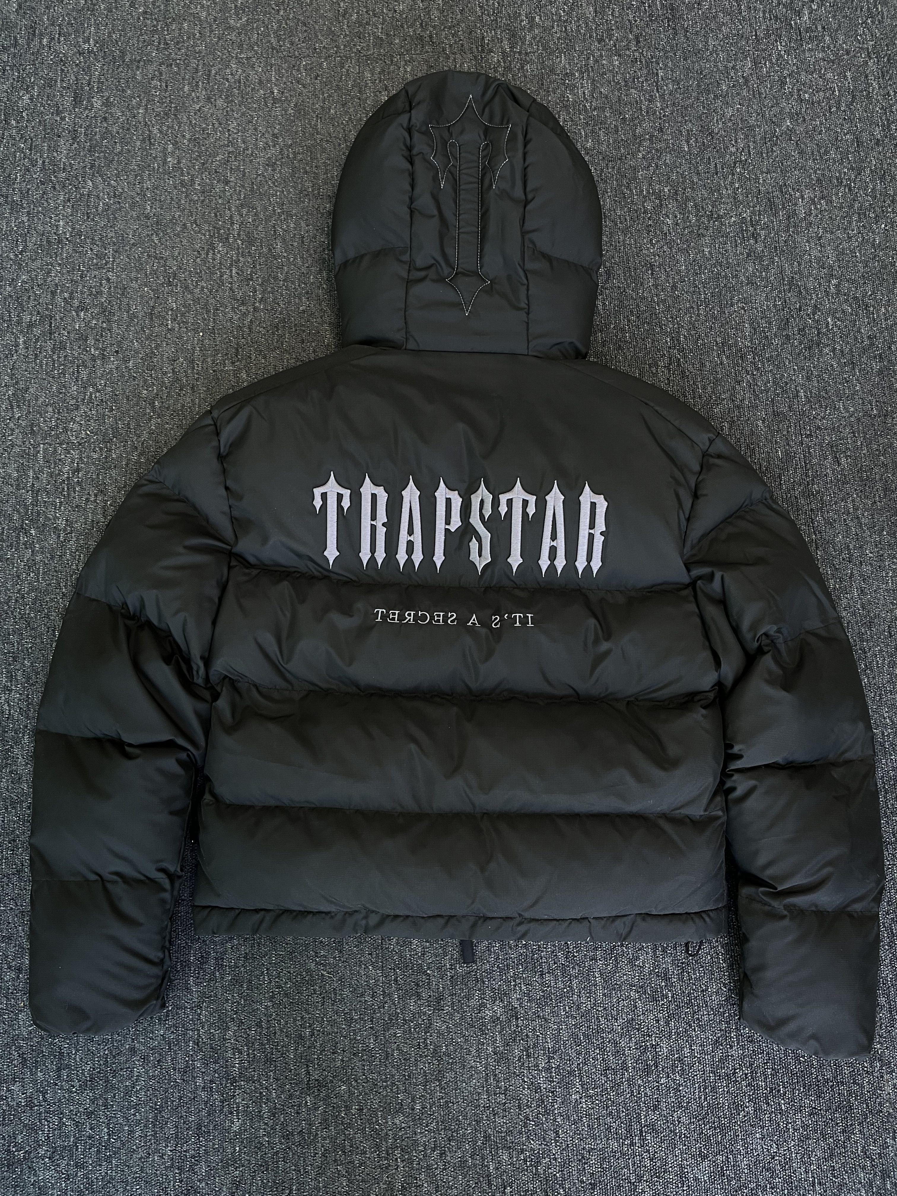 Trapstar Decoded Hooded 2.0 Puffer Jacket Black