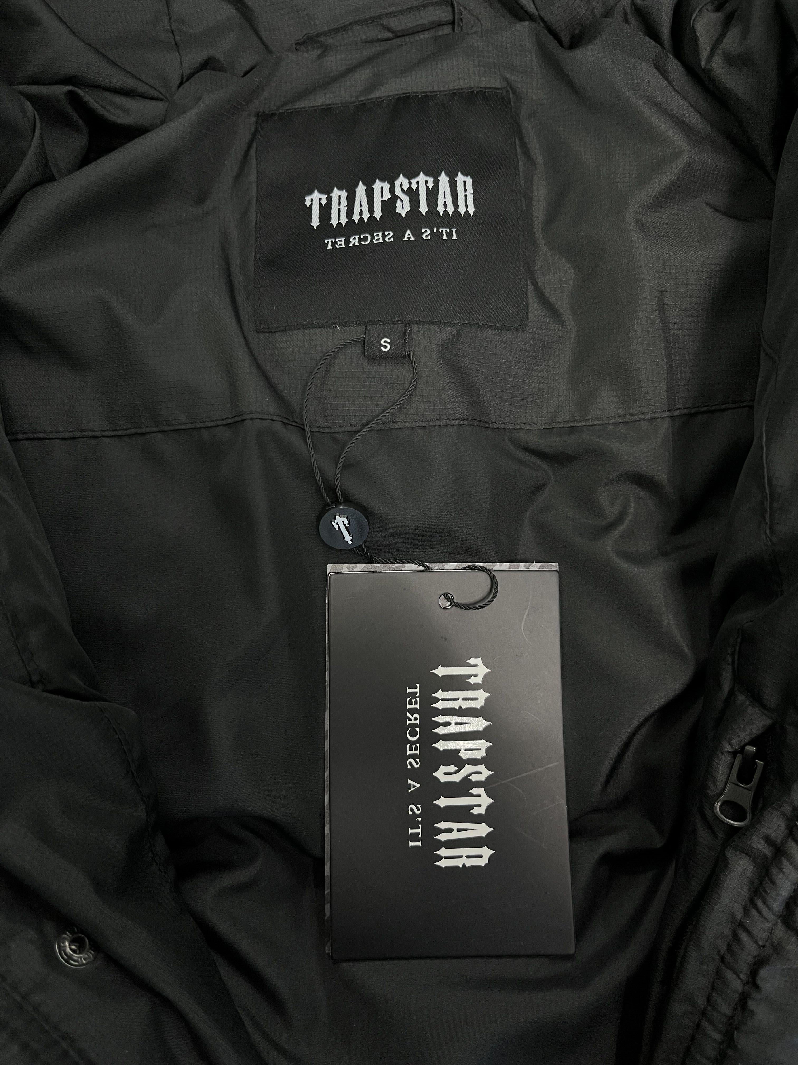 Trapstar Decoded Hooded 2.0 Puffer Jacket Black