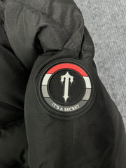 Trapstar Decoded Hooded 2.0 Puffer Jacket Black Red