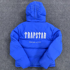 Trapstar Decoded Hooded 2.0 Puffer Jacket Dazzling Blue
