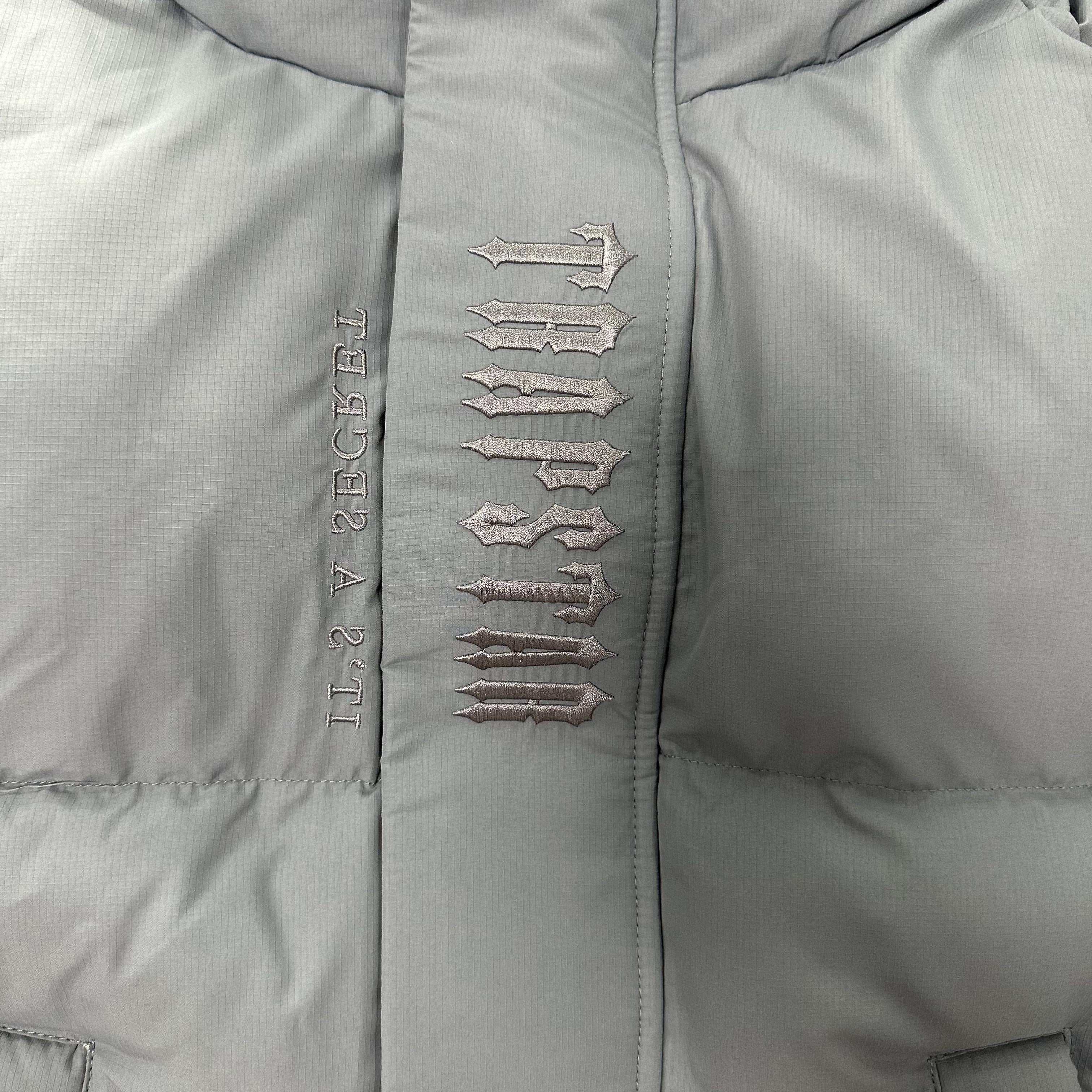 Trapstar Decoded Hooded 2.0 Puffer Jacket Grey