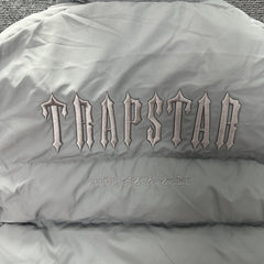 Trapstar Decoded Hooded 2.0 Puffer Jacket Grey