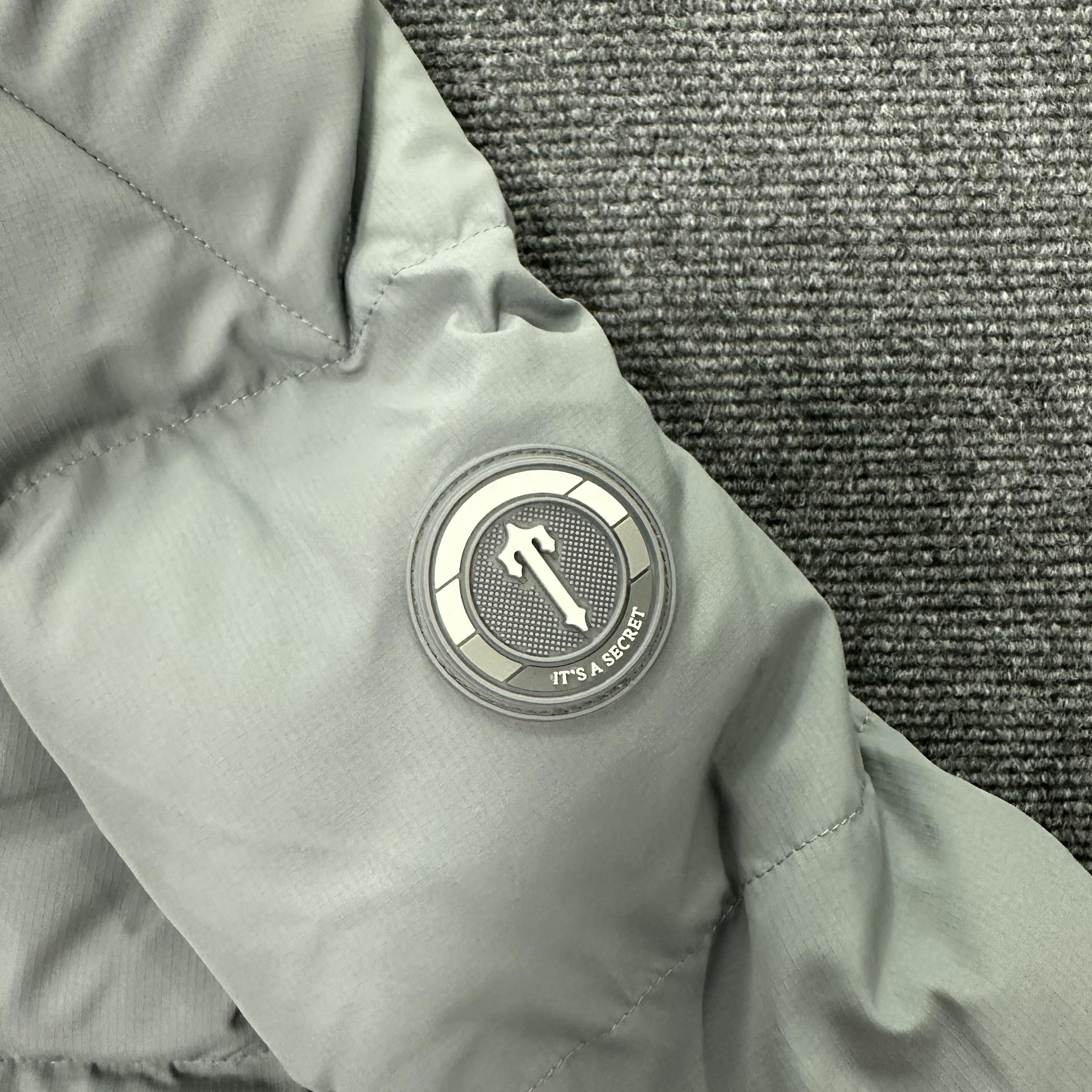 Trapstar Decoded Hooded 2.0 Puffer Jacket Grey