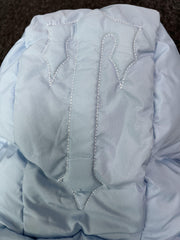 Trapstar Decoded Hooded 2.0 Puffer Jacket Ice Blue