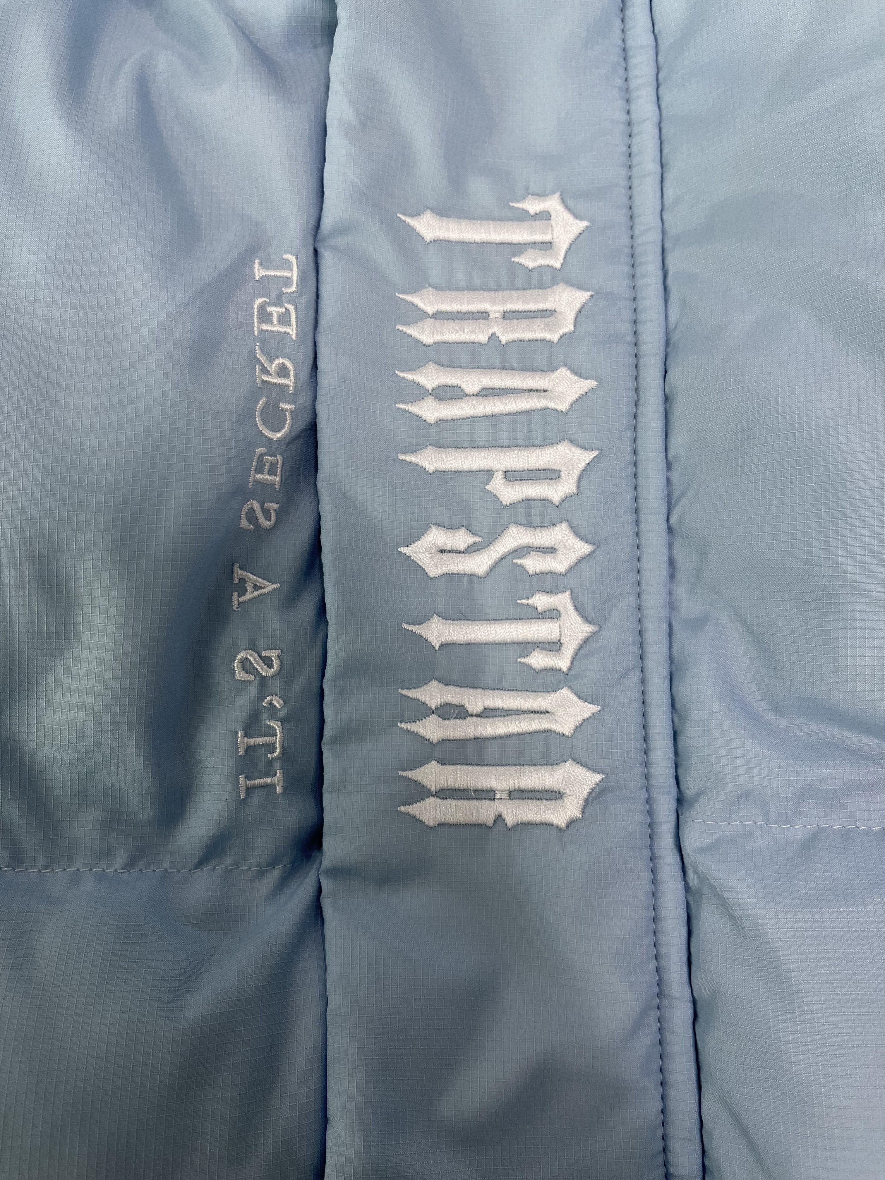 Trapstar Decoded Hooded 2.0 Puffer Jacket Ice Blue
