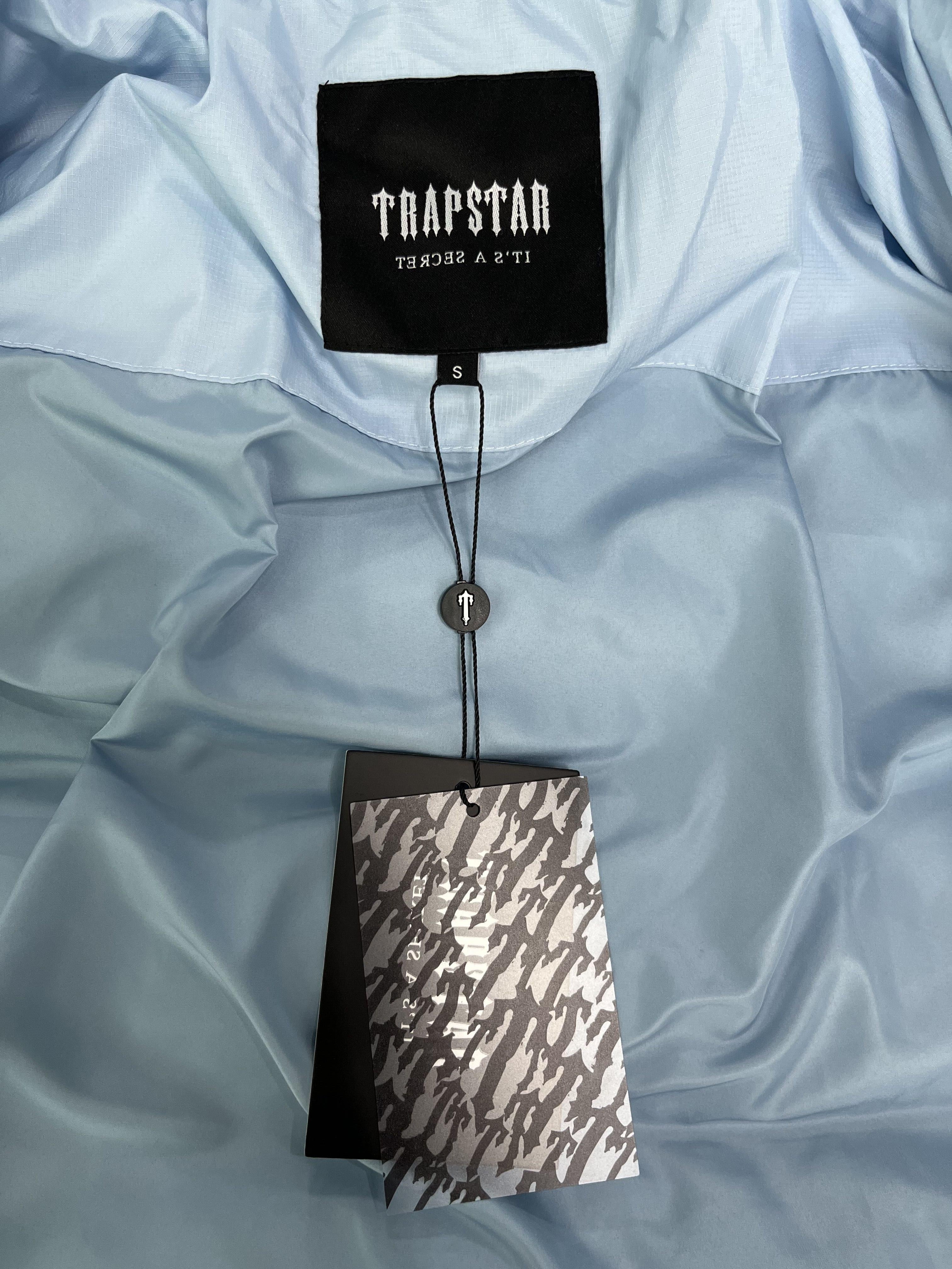 Trapstar Decoded Hooded 2.0 Puffer Jacket Ice Blue