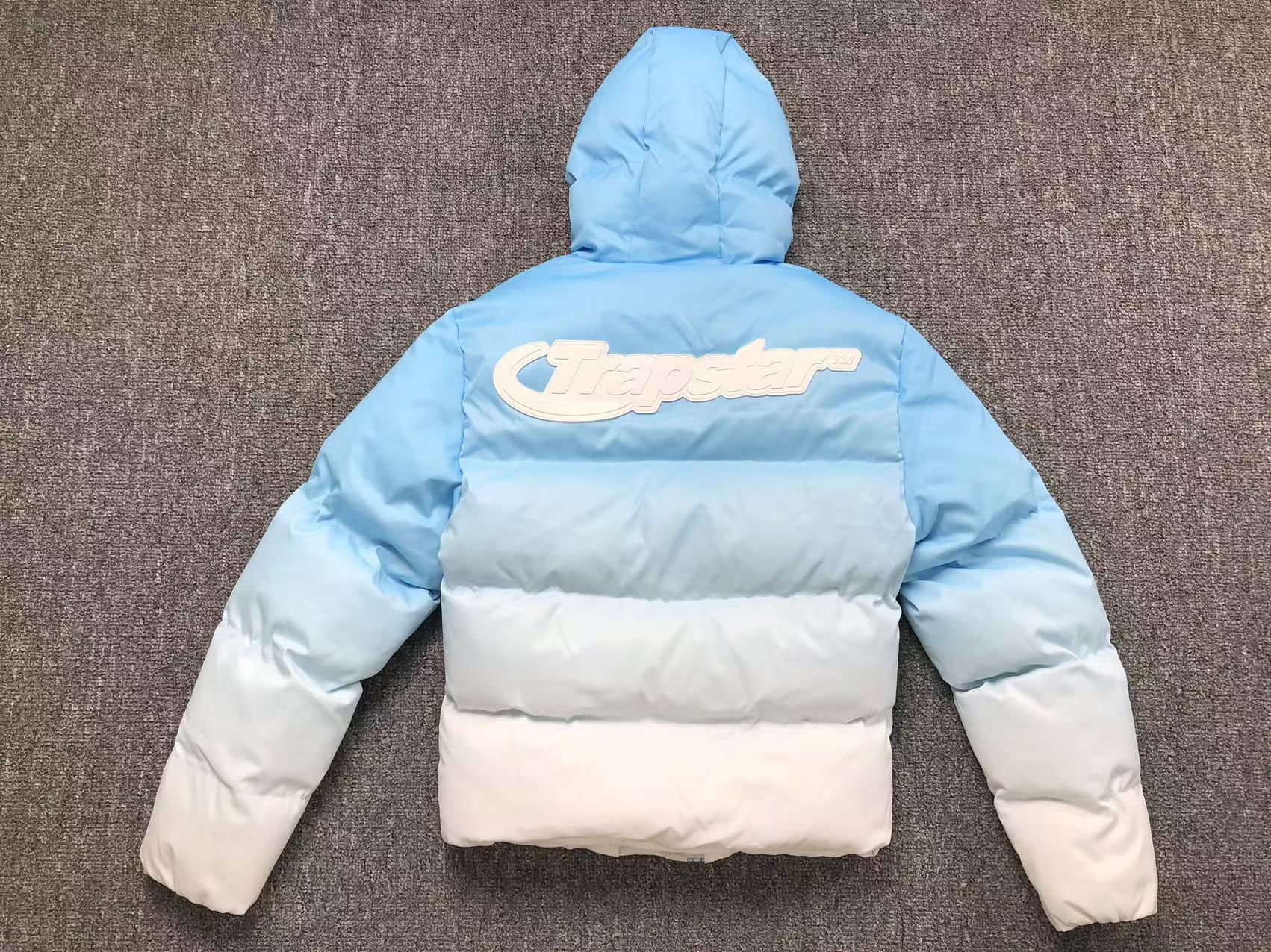 Trapstar Hyperdrive Technical Puffer Jacket Gradient Blue