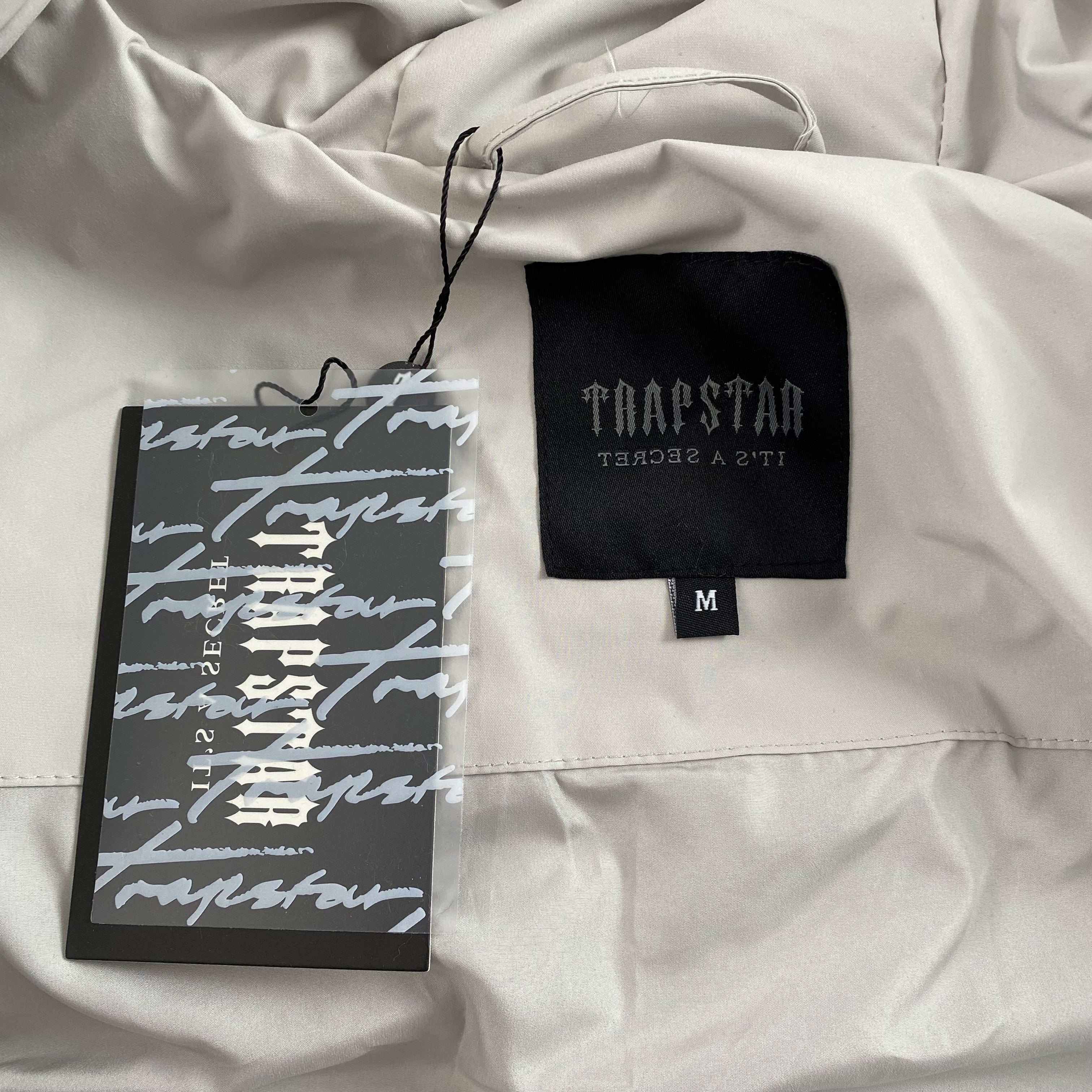 Trapstar Hyperdrive Technical Puffer Jacket Light Grey