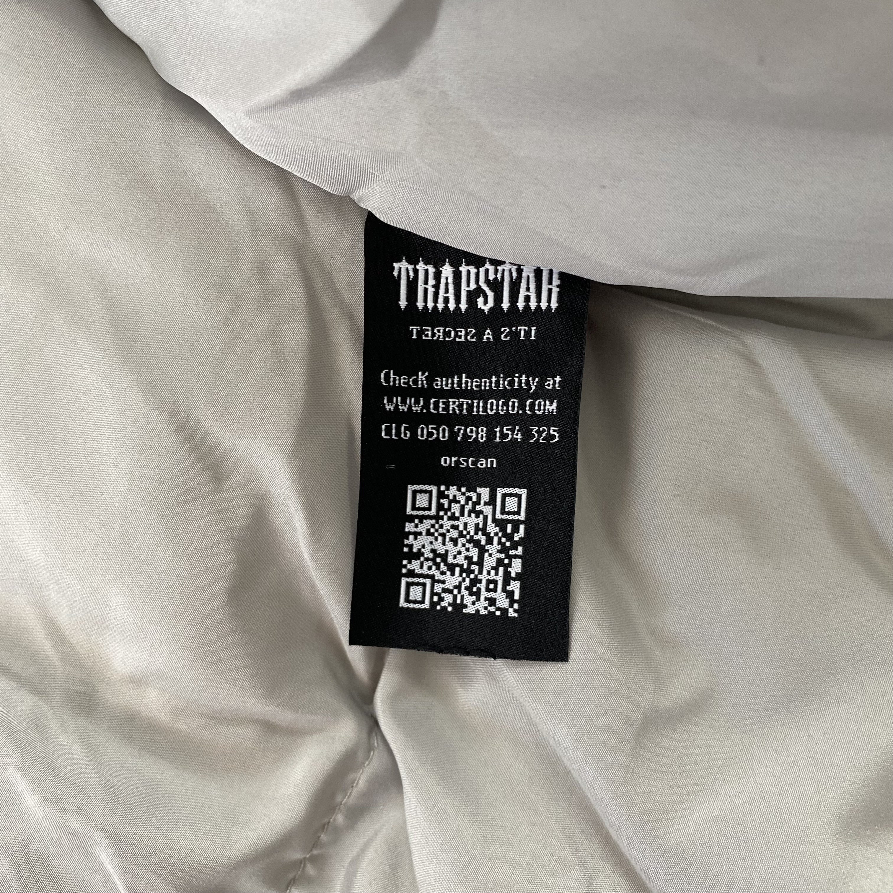 Trapstar Hyperdrive Technical Puffer Jacket Light Grey