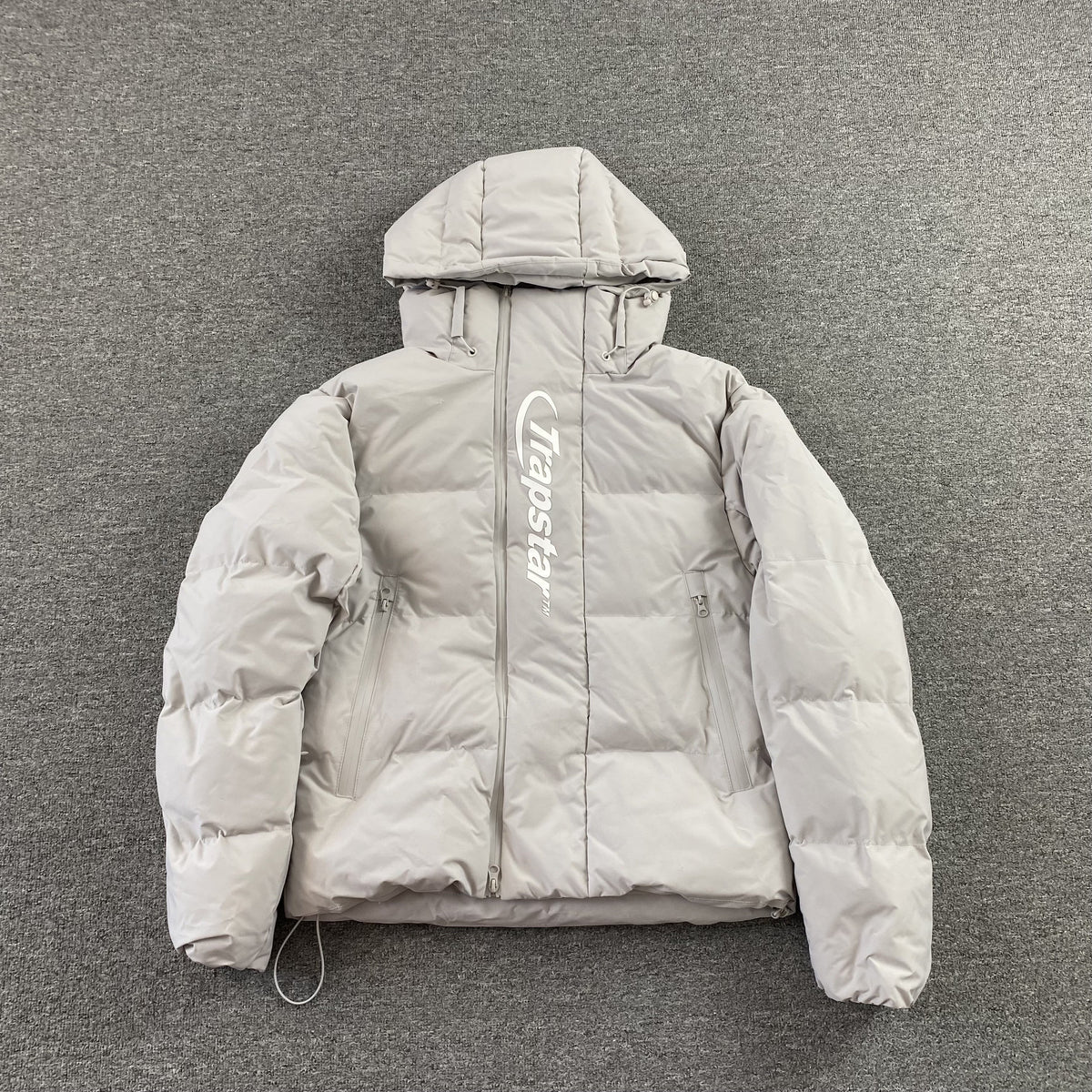 Trapstar Hyperdrive Technical Puffer Jacket Light Grey