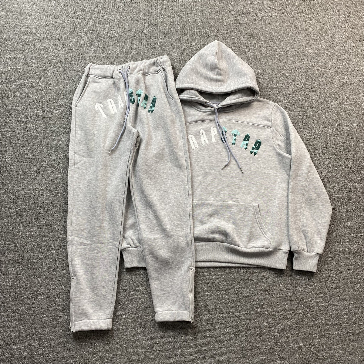 Trapstar Irongate Arch Chenille Tracksuit Grey