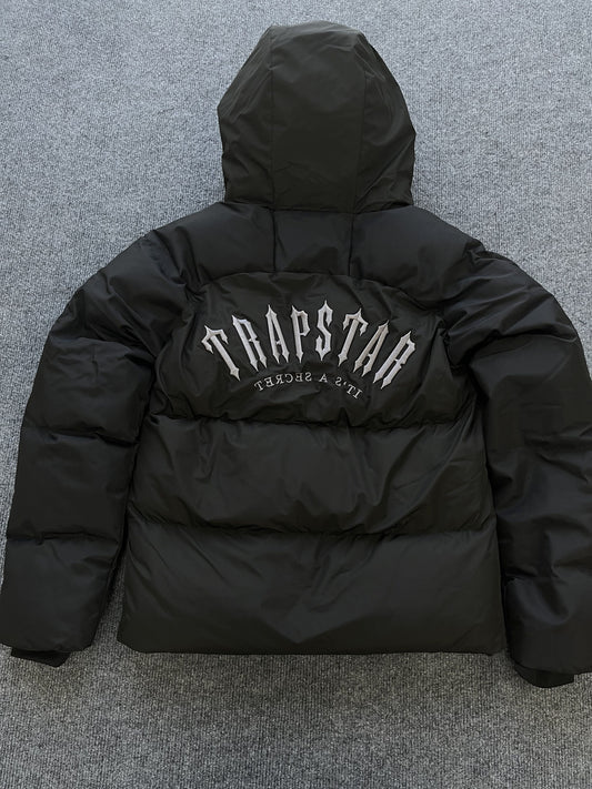 Trapstar Irongate Arch Puffer Jacket Black