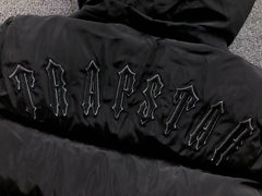 Trapstar Irongate Detachable Hooded Puffer Jacket Black