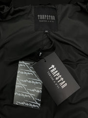 Trapstar Irongate Detachable Hooded Puffer Jacket Black Red