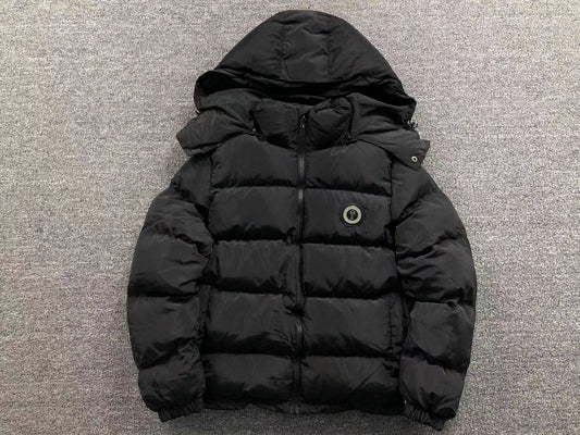 Trapstar Irongate Detachable Hooded Puffer Jacket Black