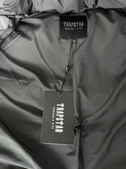 Trapstar Irongate Detachable Hooded Puffer Jacket Grey