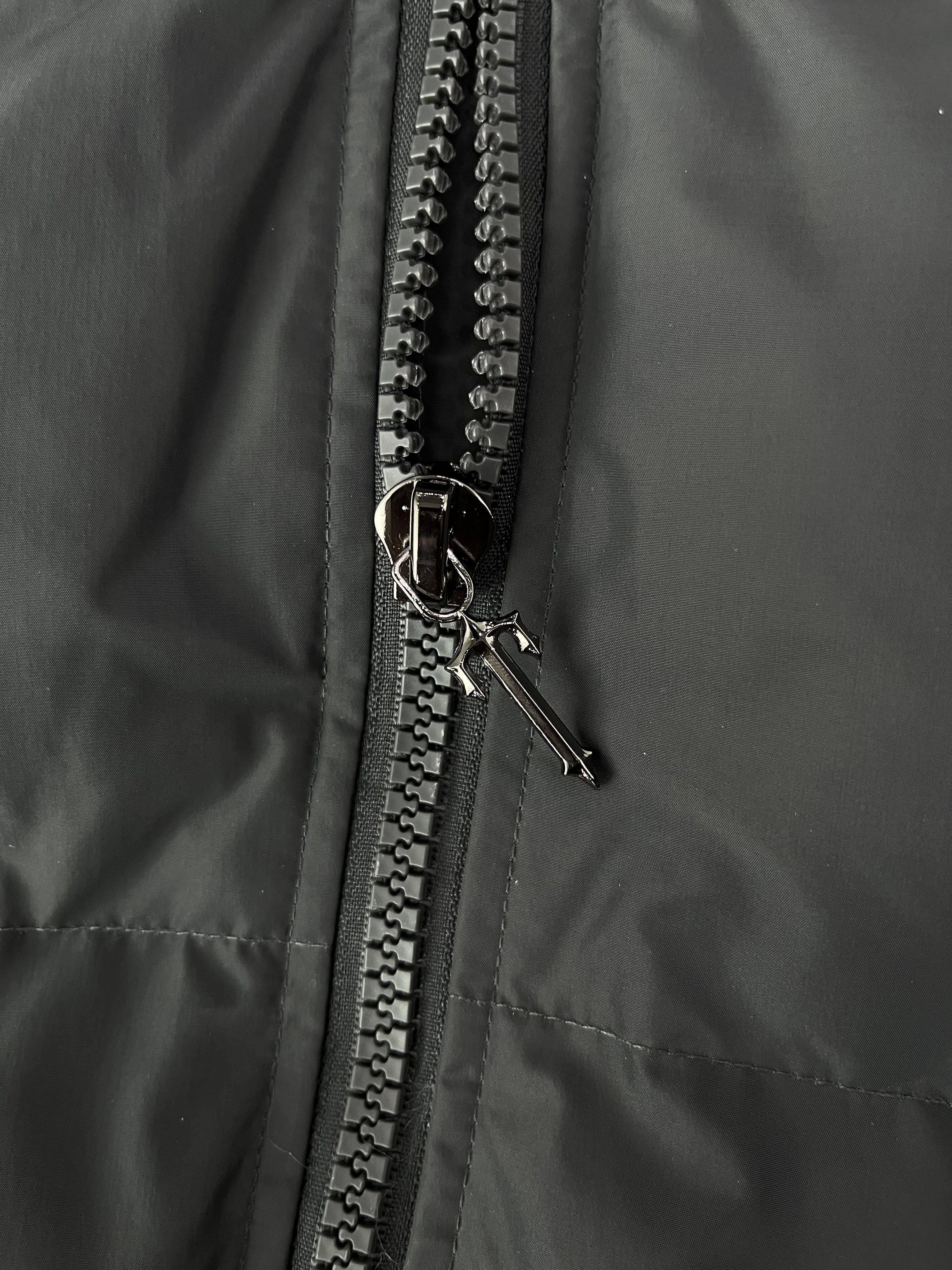 Trapstar Irongate Detachable Hooded Puffer Jacket Grey