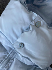 Trapstar Irongate Detachable Hooded Puffer Jacket Ice Blue